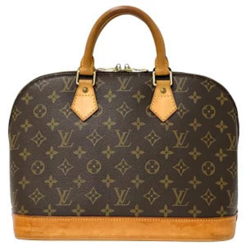 Louis Vuitton Monogram Handbag Alma Brown